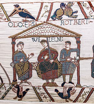 Willem die Veroweraar soos op die Bayeux-tapisserie uitgebeeld.